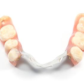 an example of partial dentures in New York