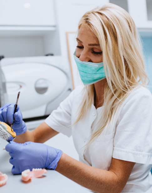 Dentures have a unique, multi-step creation process